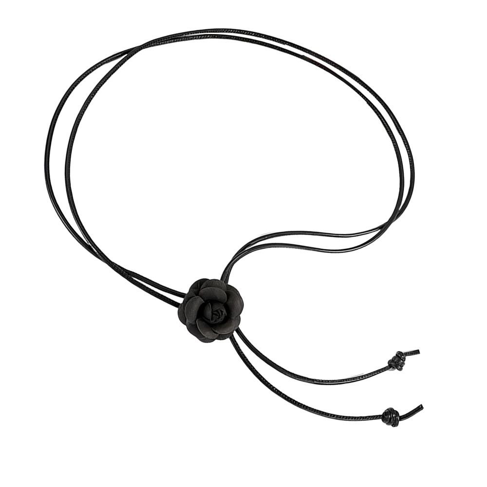 

Retro Bohemian Floral Belt High-end Slimming Belt For Skirt Clothes Dress Jeans Coat Black 2