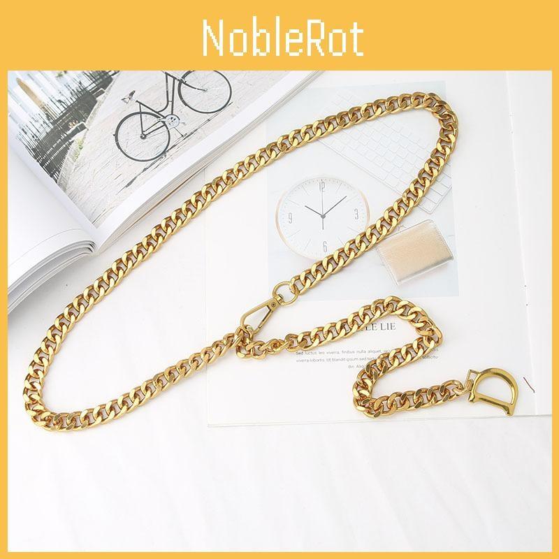 Fashion Letter Decoration Women Casual Gold Metal Waist Chain For Daily Wear