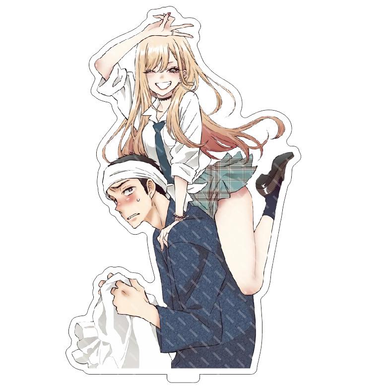 16Cm Anime My Dress Up Darling Series Acrylic Stand Cute Cartoon Character Kitagawa Marin Gojo Wakana Creativity Stand Toy