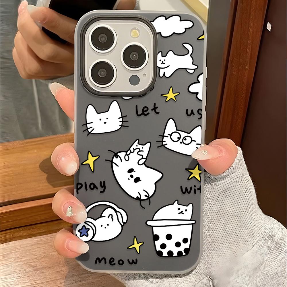 Bemalte Handyhülle für iPhone 15 11 13 14 für 15 16 Pro Max 12 13 16 Pro Niedlich Fasion Lustig Lanyard Handyhülle Neueste Top-Selling-Empfehlungen