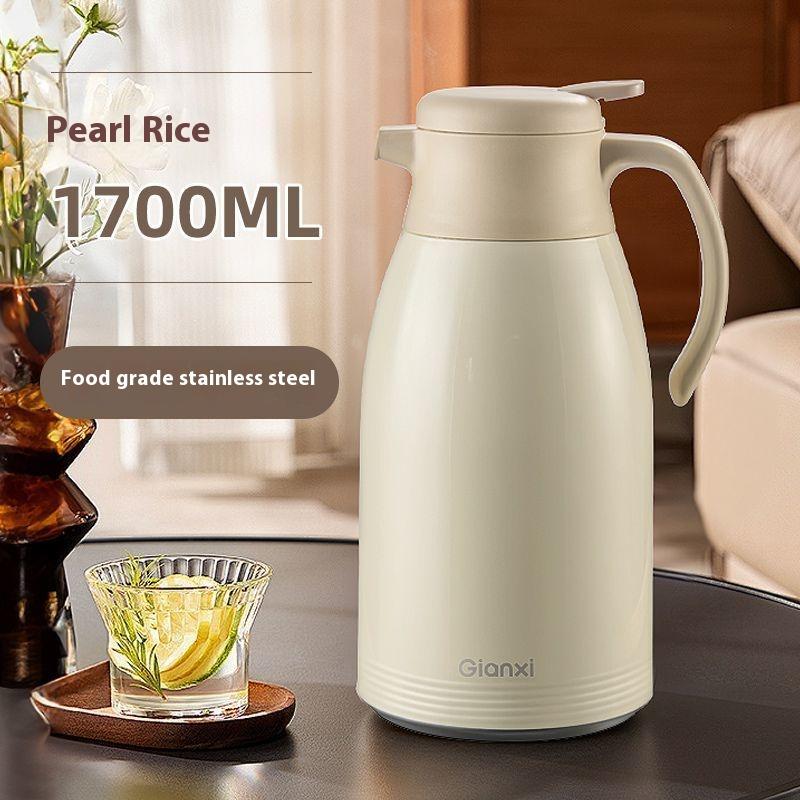 Gianxi Press Type Insulated Water Bottle Household Stainless Steel Large Capacity Insulated Water Bottle Thermal Water Bottle