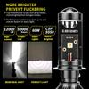 Car Headlight Mini Lens H4 H7 LED Projector Bulb 120W Canbus High Low Beam Y10 HB2 9003 6000K White Auto Motorcycles HeadLamp
