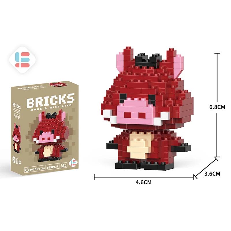 Stitch Building Blocks Anime Kawaii Cartoon mini Action Children's Figures Blocks Bricks Assemble DIY Toys Gift for Kids
