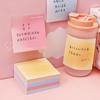 Paper Scrapbooking School Office Supply Notebook Gradient Color Memo Pads Sticky Notes Bookmark