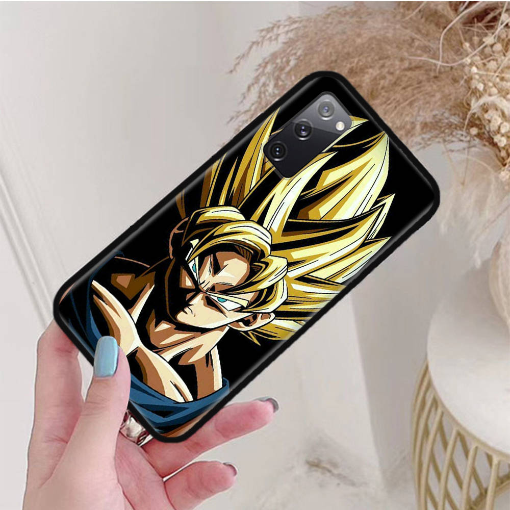 Black Case for Xiaomi Poco X6 X4 M5 M6 F5 F6 C65 C55 C50 C51 C40 Pro Redmi 14C A3X 13C 12C 11T 10A 9C Note 7 6 8A Plus W-86 Dragon Ball Super