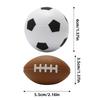 24PCS Elastic Bounce Ball Set For Family Funs Activities And Group Playtimes Stress Relief Toy Accessories