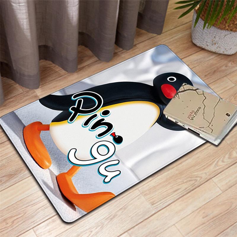 Pingu (cartoon Penguin) Rug Floor Mat for Living Room or Bedroom Soft and Comfortable Carpet a Gift for Birthday and Holiday.