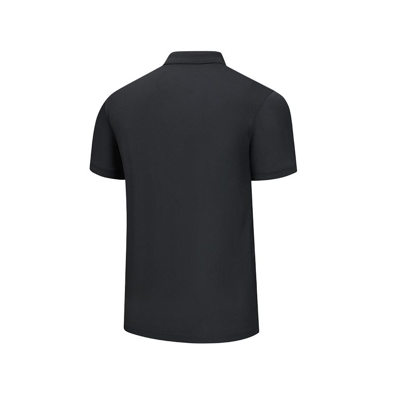 SAUCONY Comfortable Breathable Versatile Short Sleeve Polo Shirt Men Tops Black SA2250SP62C-BK001