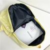 New Korean Style Large Capacity Versatile Backpack For Teen Girls Minimalist Solid Color School Bag Fashionable Student Backpack