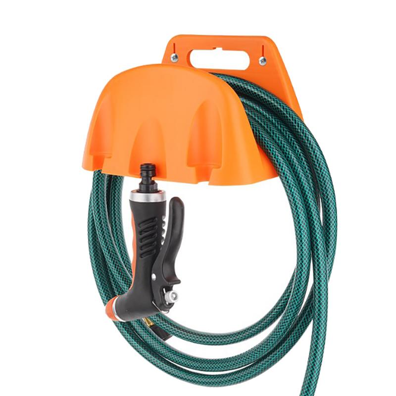 Nástěnný držák na zahradní zavlažovací hadici Plastový stojan Kohoutková zavlažovací hadice Organizér Úložný držák Zavlažovací nástroje