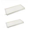 Bandeja de Plástico Rectangular con Drenaje Base para Maceta Recolector de Agua de Condensación Bandeja Larga Estrecha para Maceta