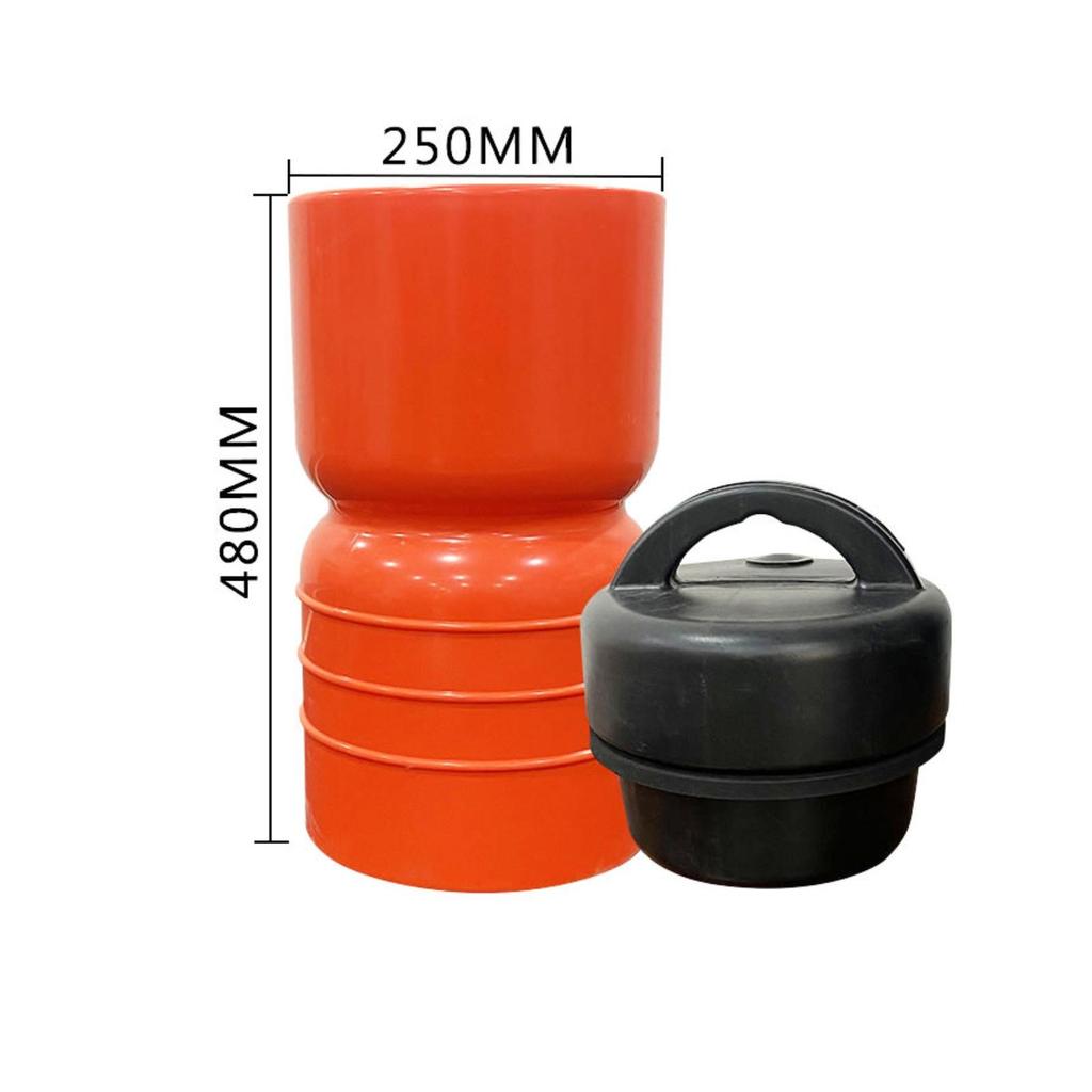 Cylindrical ManureDrain Plug with Domed Cover Easy to Lift Manure Drainage Drain Stopper