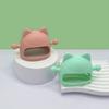 Baby Teething Stick, Cartoon Cat Anti-biting Hand-biting Fun Silicone Teething Stick Toy
