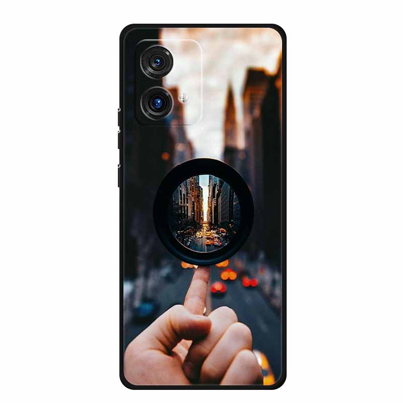 For Motorola Moto G84 G54 5G Case Fashion TPU Soft Silicone Cover Phone Cases for Moto G54 MotoG84 2023 Original New Tiger Capa