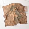 111 mulberry silk [Palermo Botanical Garden] silk silk scarf women's spring and autumn high-end retro square scarf scarf