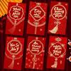 6PCS/Set Gold Foil Design Red Envelopes Lucky Cash Gift Envelopes  Year of The Sheep