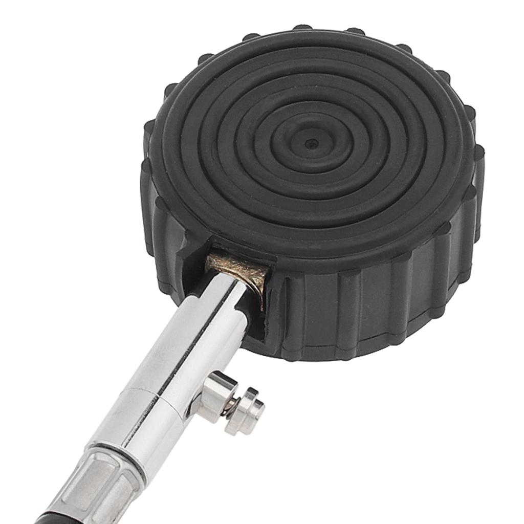 0-100 PSI Tyre Pressure Meter High Precision Heavy Duty with Braided Hose for Cars Trucks Motorcycles ATV Scooters Bicycles