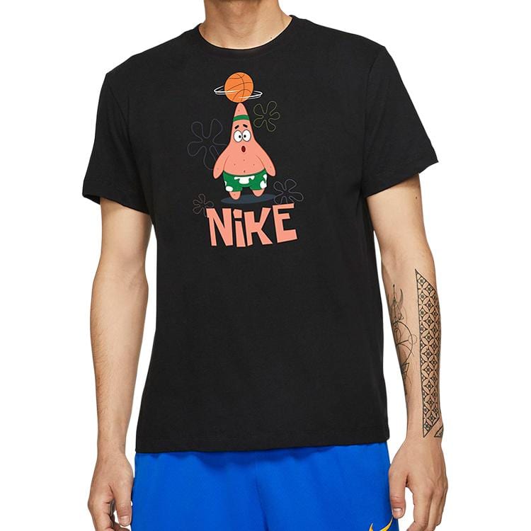 Nike Kyrie X Spongebob Dri Fit Patrick Star Tee Asia Sizing CJ9267-010