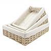 Handmade Woven Seagrass Storage Basket Organizer Bin for Desk Shelf Closet Farmhouse Decor for Snacks & Cosmetics