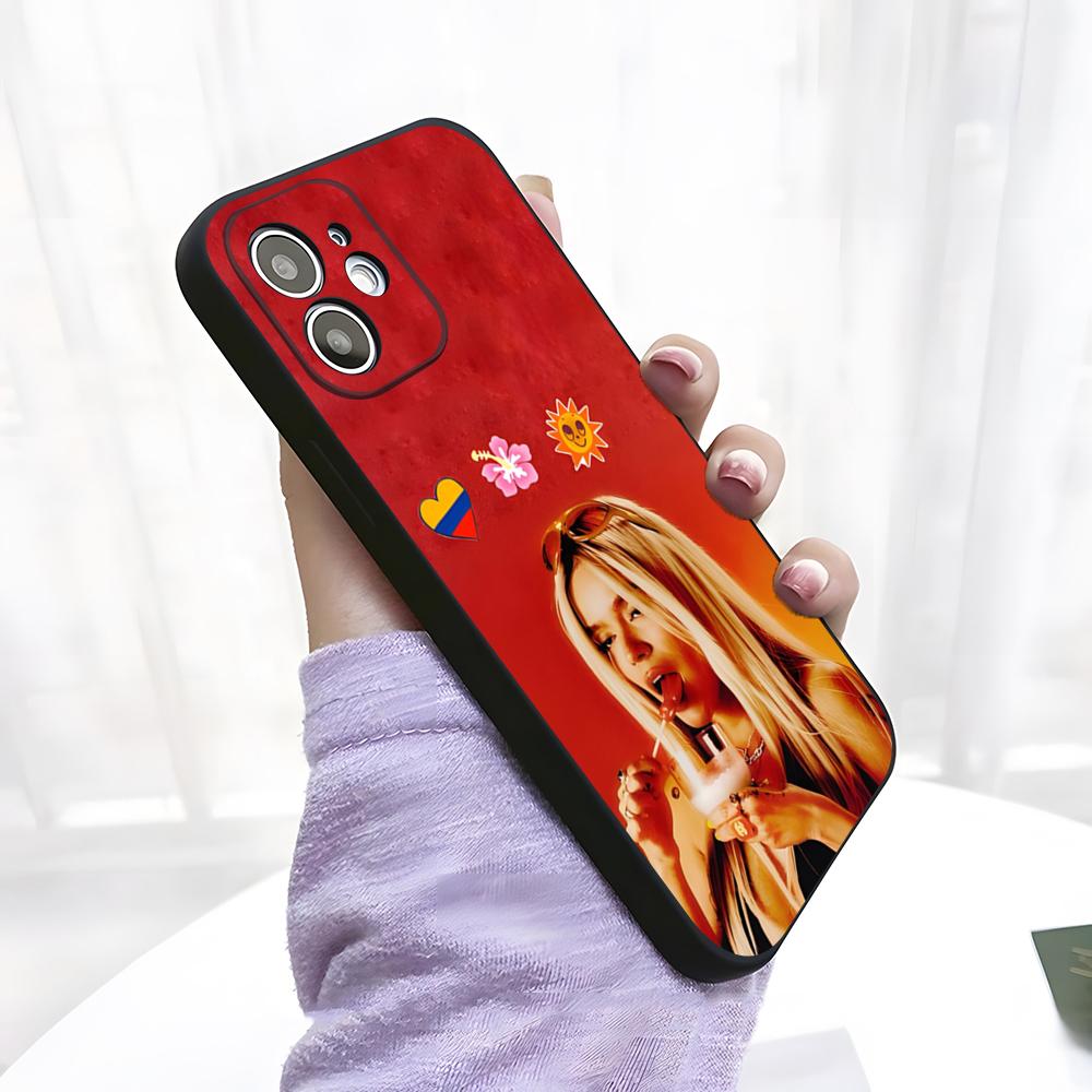 Singer K-Karol G Phone Case For IPhone 17 Pro Max 15 Pro 16 14 Plus 12 13 Mini 11 Pro Shockproof Soft Cover