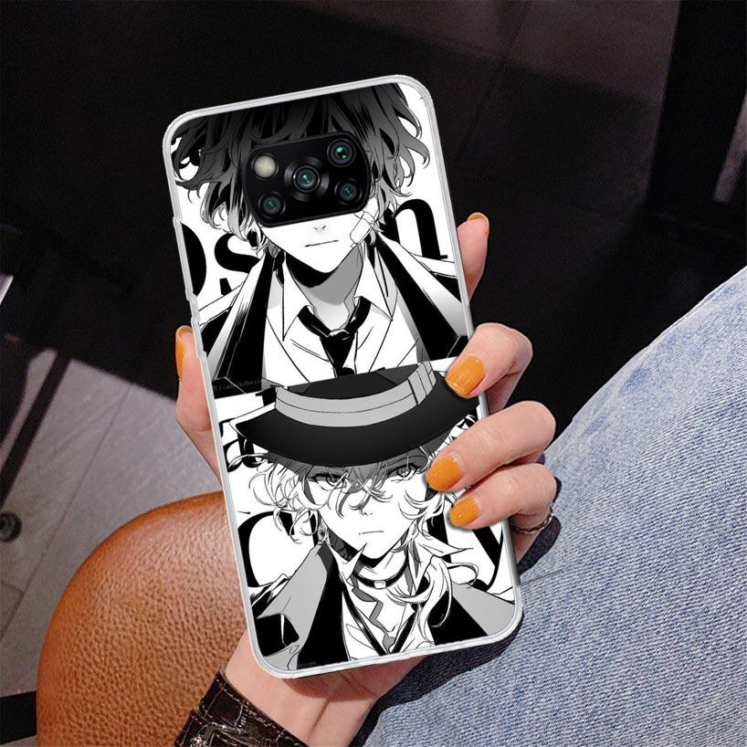 Bungo Stray Dogs Double Black Phone Case For Xiaomi Poco X7 X6 X5 Pro F7 Ultra Redmi 15C 15 13C 13 12C 12 10 10A 10C 9 9A 9C 9T