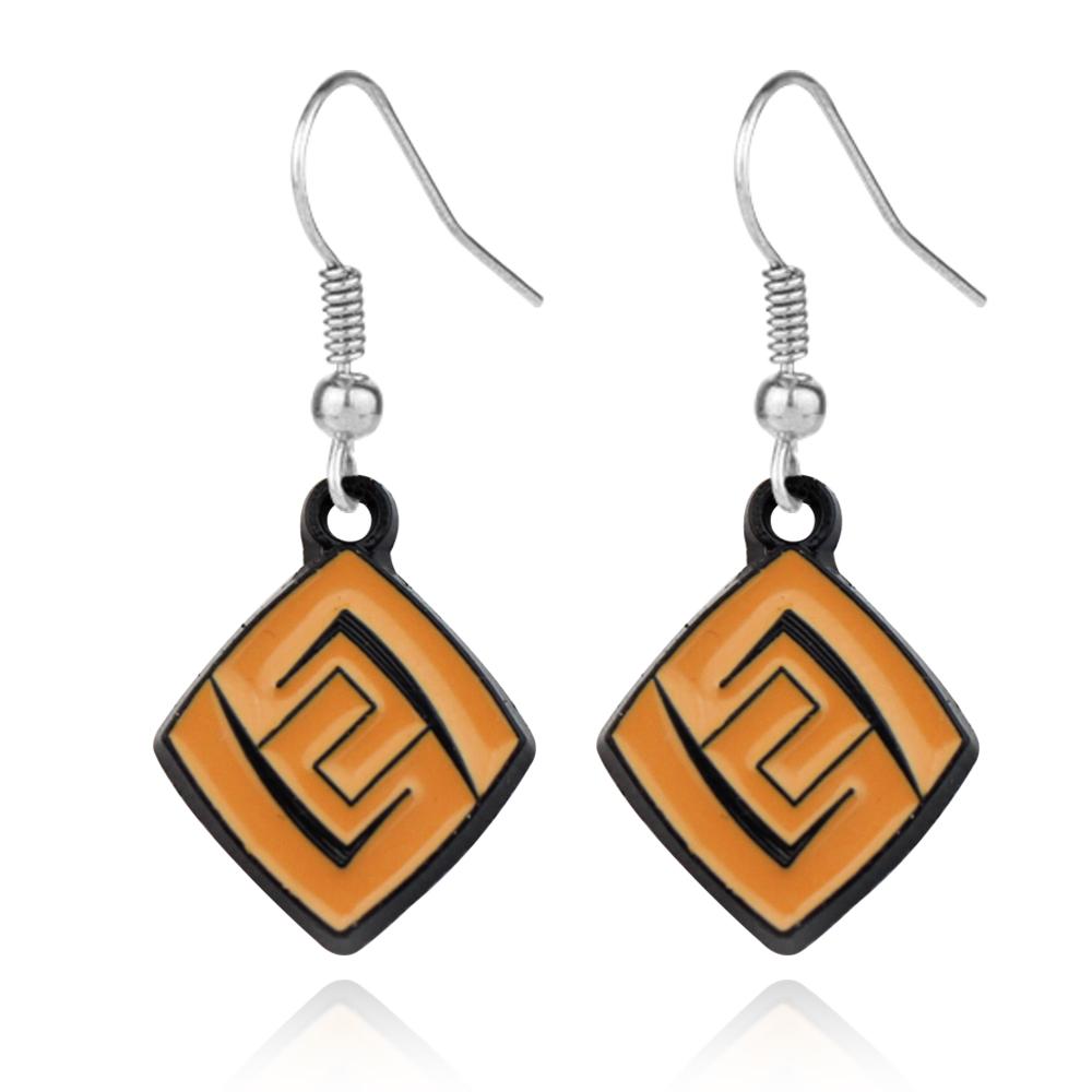 Fashion Game Genshin Impact The Dottore Doctor Ear Clip Blue Drop Earrings for Women Man Earclip Jewelry