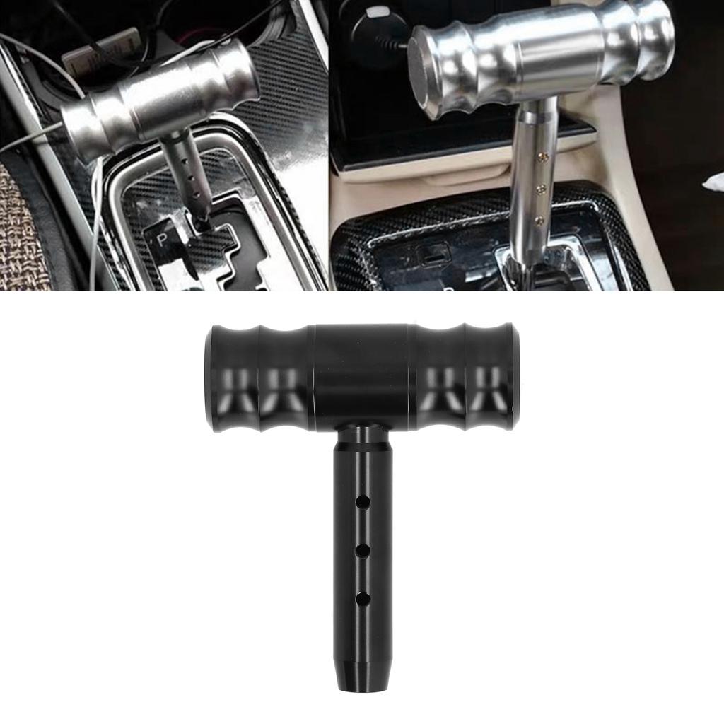 Gear Shift Knob Aluminum Alloy Universal Automobile Black Modification Accessory