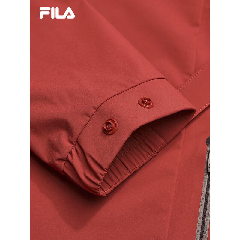 FILA Women's Casual Loose Hooded Woven Jacket