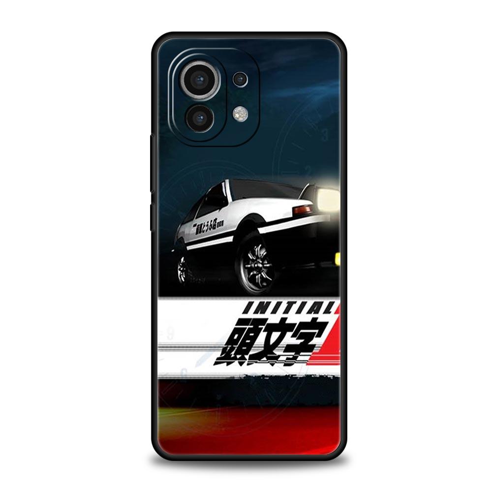 Initial D Car Phone Case Cover for Xiaomi Mi 17 15 14 13 12 11 Ultra 15T 14T 13T 12T 11T Pro Lite 5G Soft TPU Shell Fundas Capas