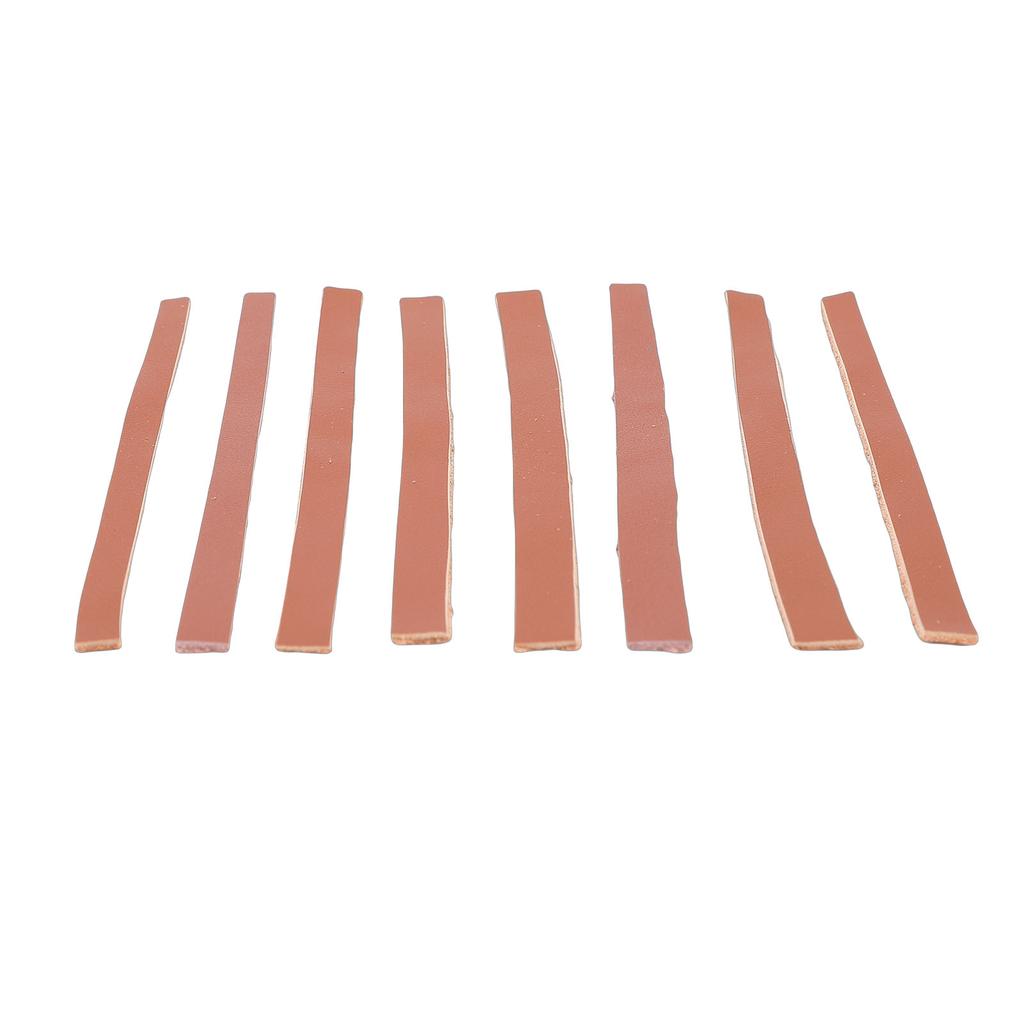 8pcs Tennis Racket Weight Increase Stability Professional Cowhide Leather Racket Weighted Balance Strips For Badminton