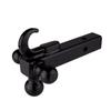 Suport de cuplă pentru remorcă cu trei bile Se potrivește receptorului de 2" Trei dimensiuni de bilă 1-7/8" 2" 2-5/16" Cuplă de remorcare Heavy Duty pentru camionetă SUV