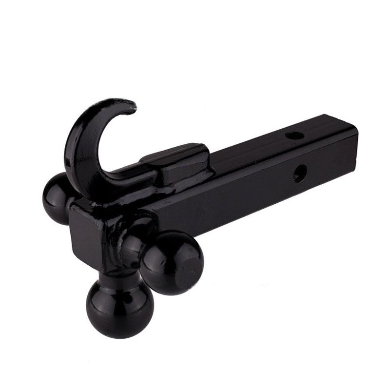 Suport de cuplă pentru remorcă cu trei bile Se potrivește receptorului de 2" Trei dimensiuni de bilă 1-7/8" 2" 2-5/16" Cuplă de remorcare Heavy Duty pentru camionetă SUV