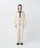 Snow Peak Sulfur Dyed Fade Painted Coverall Outer Jacket for Men and ECRU L JK-26SU008 Women,