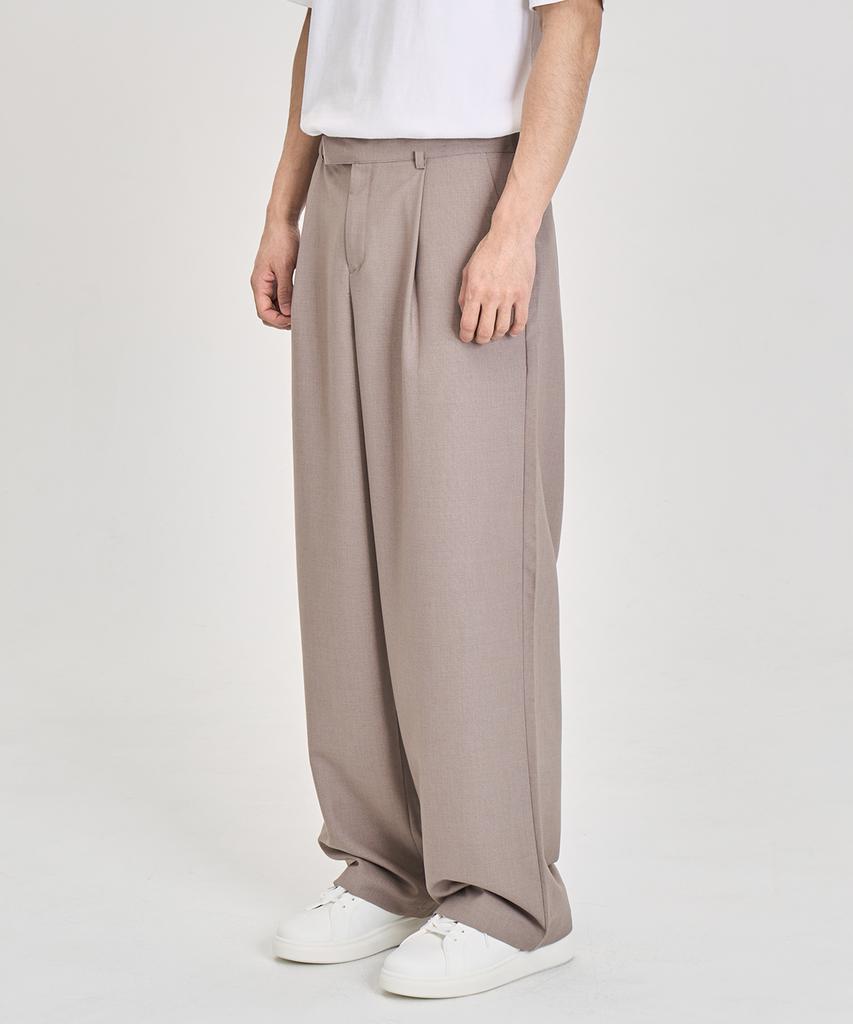 PRAIRIE Airflow Loose Fit Slacks (Beige)