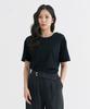 Peulleio Button T-Shirt _ Black