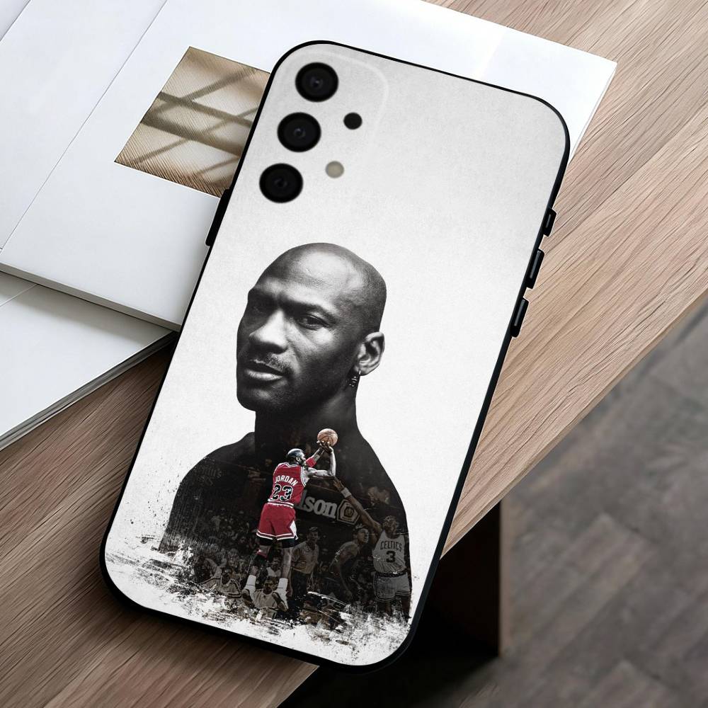 Basketball M-Michael J-Jordan-N Phone Case For Samsung Galaxy A73,A72,A71,A70,A53,A52,A51,Others Soft Black Shell