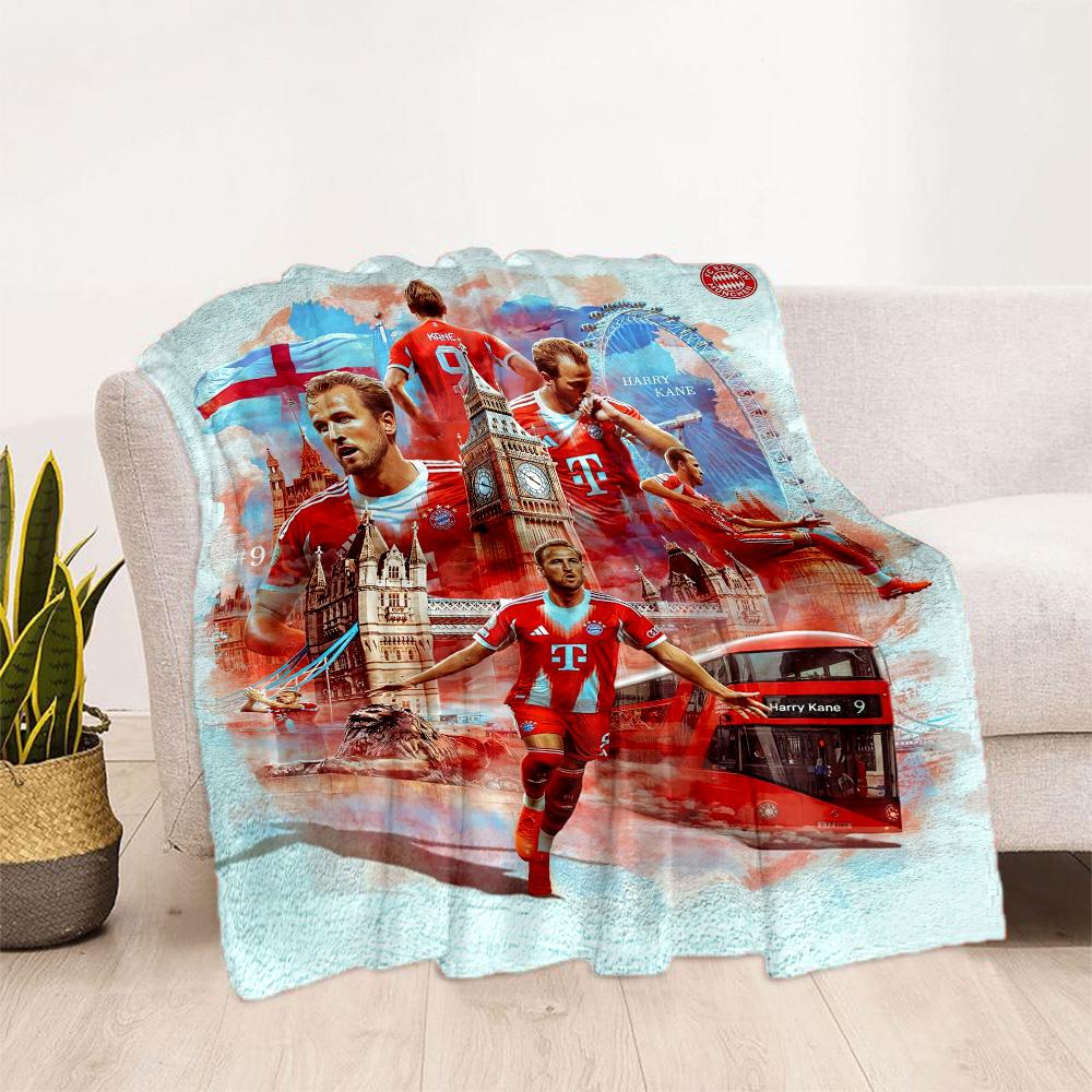 Bayern Munich Blanket Ultra-Soft Perfect for Office Picnics Livingroom for All Occasions Playful Design Best Holiday Gift for Friends Family