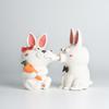 Household Cute Rabbit Pure Handcrafted Home Decoration Creative Gift for Friends, Couples, Anniversary Car Decoration Mascot