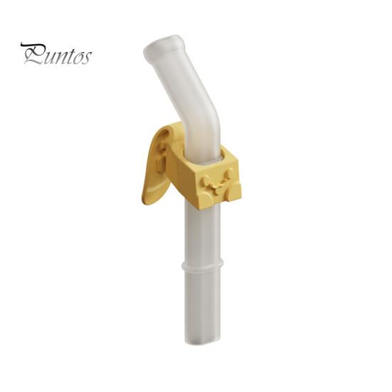 Adjustable Rabbit Buckle Silicone Drinking Straw Children Baby Supplementary Food Porridge Soup Assist Water Cup Straw for Kids