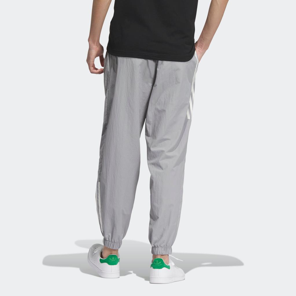 Adidas Originals Exclusives Track Pants With Three-Stripe Trim And Drawstring Cuffs Men Bottoms Aluminum-Grey IU4804