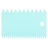 3Pcs Baking Scrapers Cream Spatulas Pastry Tools Soft Pastry Scraper Kitchen (Blue)
