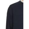 Maison Kitsune Logo Crewneck Long Sleeve Sweatshirt Men sweatshirt Navy-Blue OU00301KM0330-P199