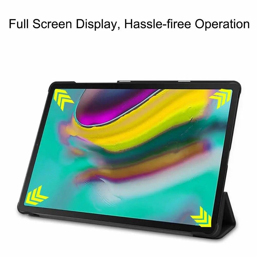 Pouzdro pro Samsung Galaxy Tab A 10.1 2019 Pouzdro T510 / T515 Ultra Slim Kožený magnetický stojánek Kryt SM-T510 SM-T515 Funda Capa