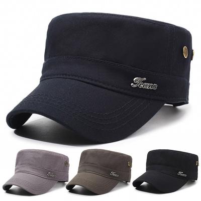 Sombrero Gorra de Sol para Hombre Primavera Otoño Sombrero para Mediana Edad Sombrero de Sol Exterior de Copa Plana