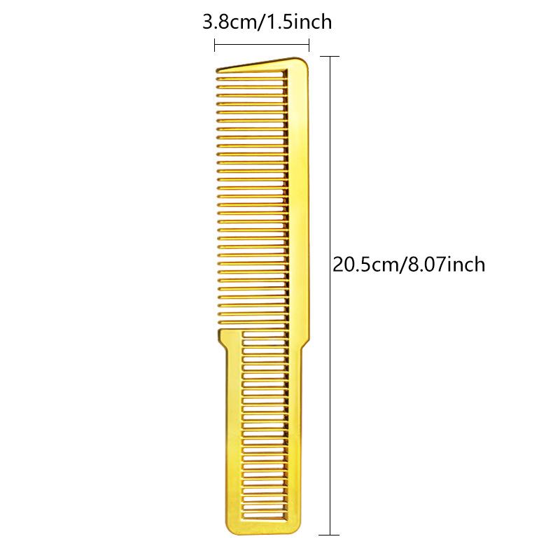 Electroplating Haircut Hairdressing Comb Colorful Rainbow Comb Portable Barber Hairdressing Tool Men Hair Salon Combs Brushes