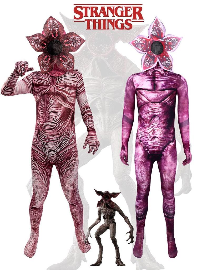 Stranger Things Man-Eating Plant Halloween Cosplay Jumpsuit
