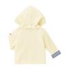 Sudadera con capucha MIKIHOUSE HOT BISCUITS para niños y talla LL Producto para niñas, Marfil, (100-110cm), Código 73-3705-490