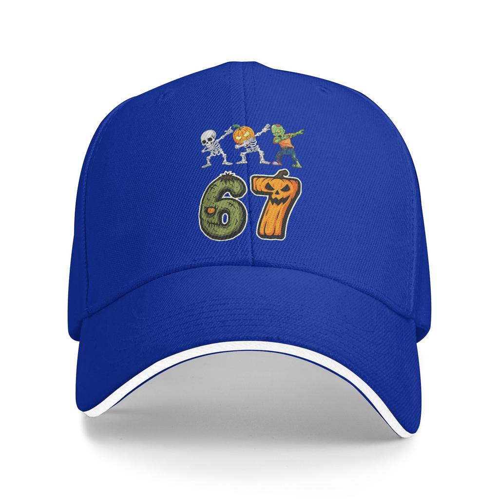 Dabbing Halloween Ragazzi Sei Sette 67 Meme Cappellino da Baseball y2k Carino Cappellino Trucker Estivo Uomini Adulti Escursionismo Pesca Cappellini da Baseball