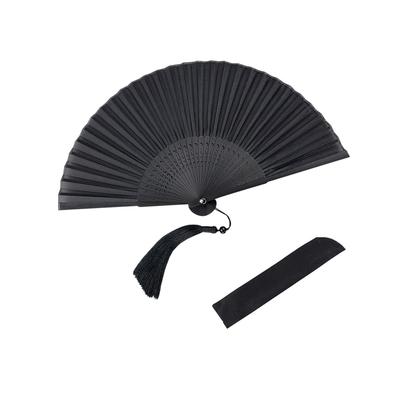 Black Folding Stylish and Fireworks Japanese Kabuki Summer Heatwave Gift Box [QMDUQMYZ] Men's Fan, Popular, High-Quality, Gentleman's, Yukata,