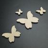 50 adet Ahşap Mini Karışık Ahşap Kelebek Dekor İdeal El Sanatları Kart Yapımı Scrapbooking